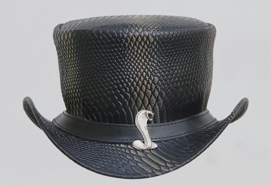 Cowboy Style Top Hat with Snake band