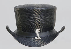 Cowboy Style Top Hat with Snake band