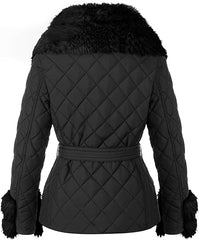 Gray Leather Coat-ladies