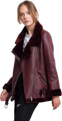 Maroon Shearing Coat