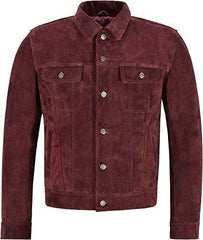 Maroon Suede Vintage Jacket