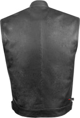 Men Vintage Leather Vest