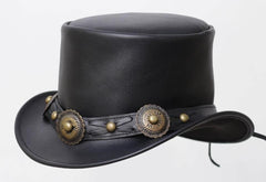 Men's American Leather Cowboy top hats