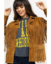 Suede Leather Western style jacket-women