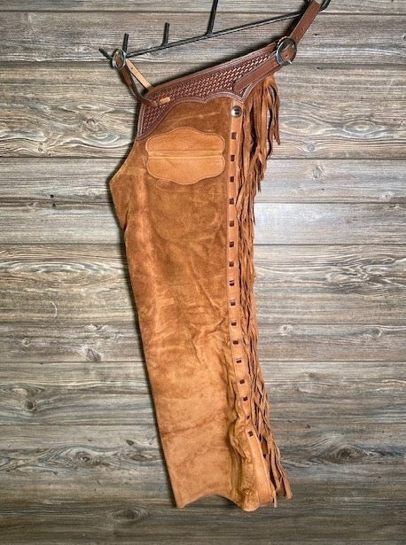 Tan Cowboy Suede Leather-Men