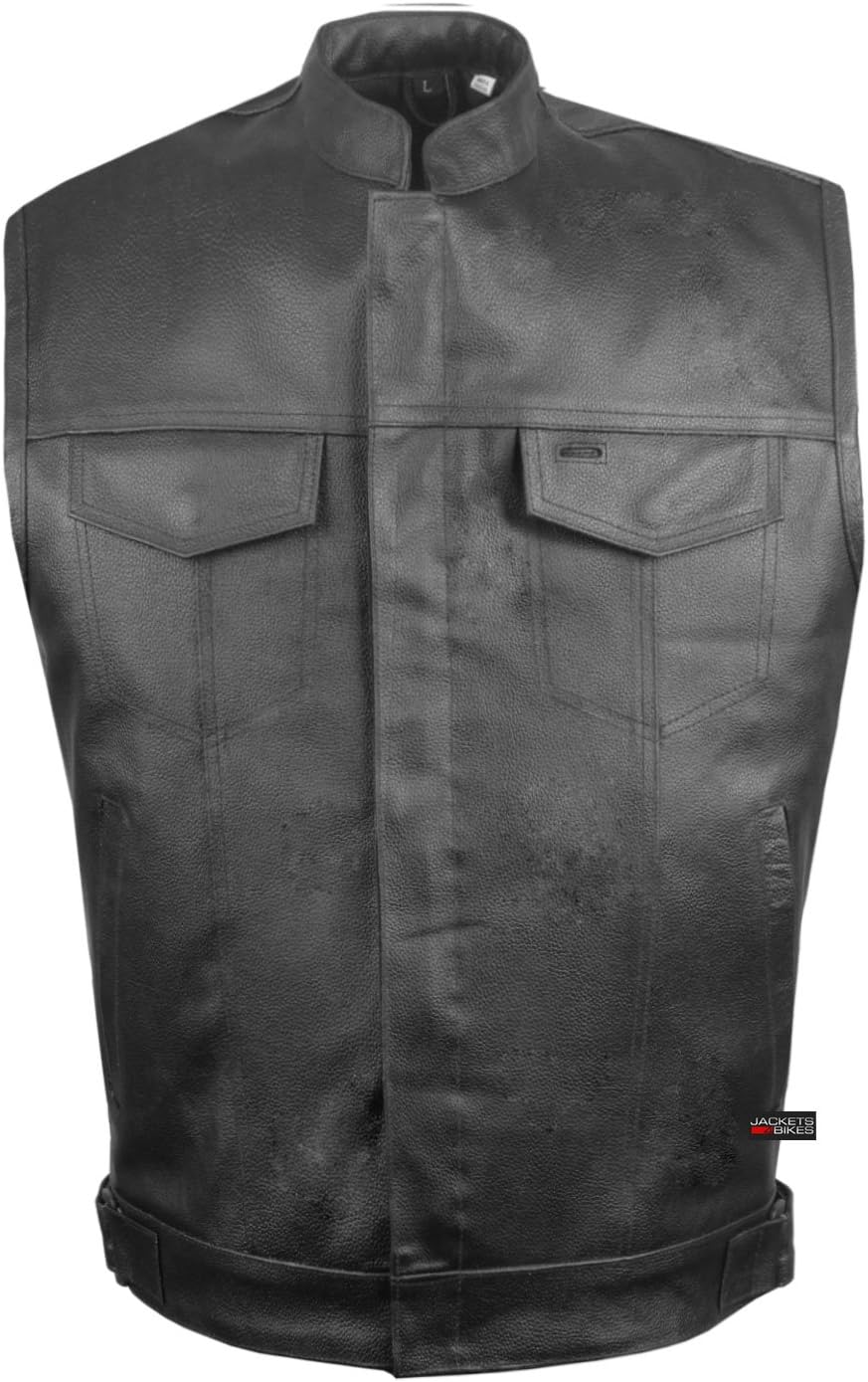 Vintage Leather Vest-Men