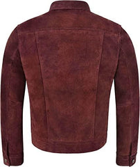 Maroon Suede Vintage Jacket