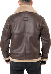 Brown Bomber Coat-Men