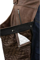 Brown Leather Chap-Men