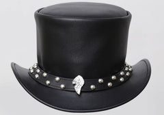Black  Stud Cowboy Hat 