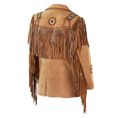 Brown Cowboy Leather jackets Men