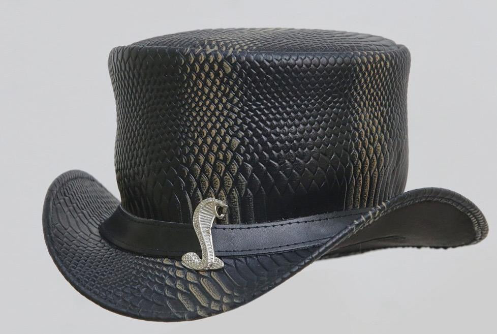  Cowboy Style Top Hat Snake band 