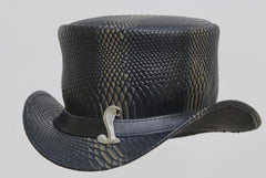  Cowboy Style Top Hat Snake band 