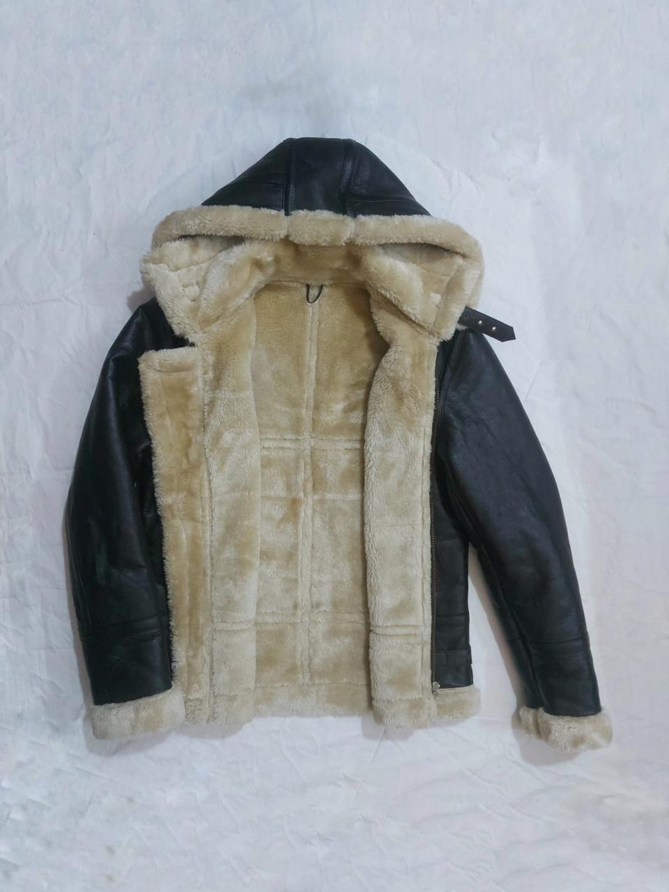 Men Aviator Shearling Jacket 