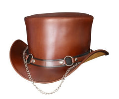 Top Hat Brown Chain Cowboy 