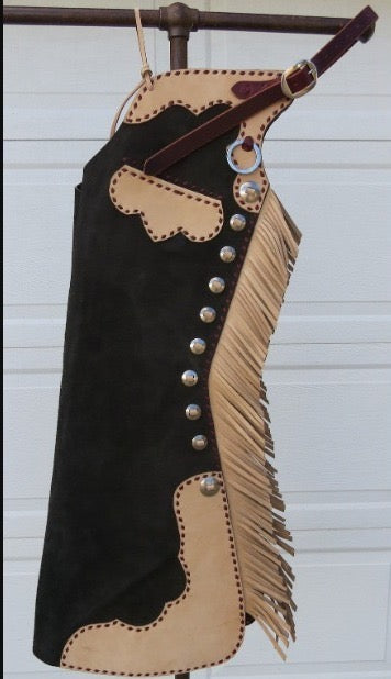 Vintage Cowboy Leather Chaps-Men