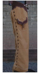Western Cowboy Leather Horse Riding Chaps