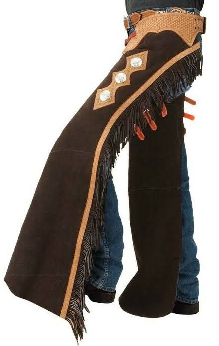 Western style Cowboy Leather-Chaps