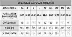 Brown Fringe Leather Jacket-Men