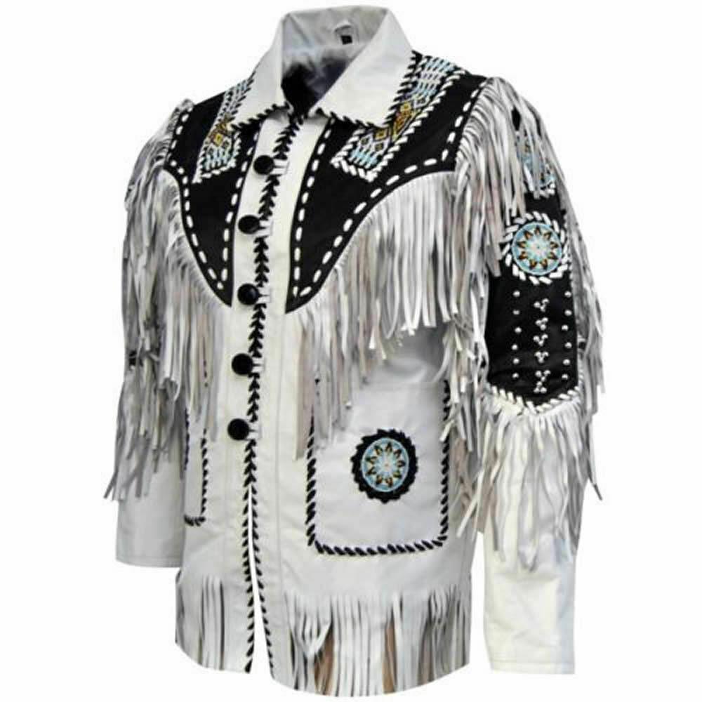 White Cowboy Leather jacket 
